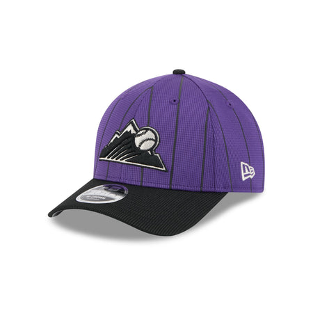 Colorado Rockies 2025 Batting Practice 9FORTY M-Crown Snapback Hat