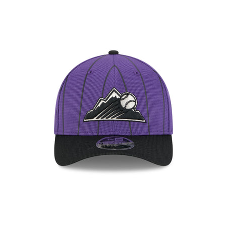 Colorado Rockies 2025 Batting Practice 9FORTY M-Crown Snapback Hat