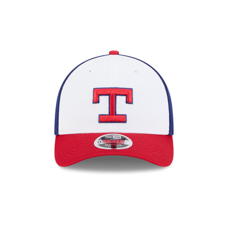 Texas Rangers 2025 Batting Practice 9FORTY M-Crown Snapback Hat