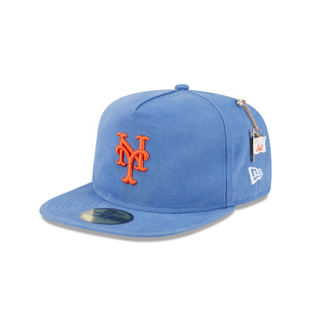 New York Mets Championship Side Flag 59FIFTY A-Frame Fitted Hat