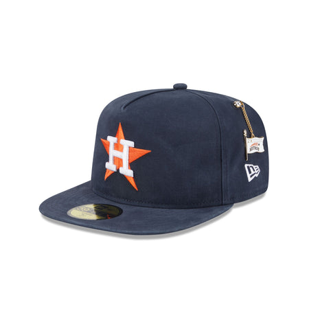 Houston Astros Championship Side Flag 59FIFTY A-Frame Fitted Hat