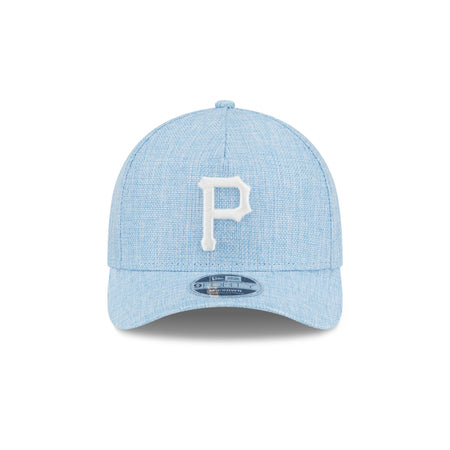 Pittsburgh Pirates Cotton Weaver Blue 9FORTY M-Crown A-Frame Snapback Hat