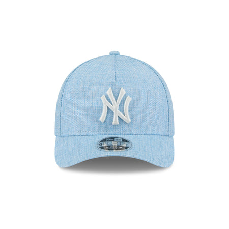 New York Yankees Cotton Weaver Blue 9FORTY M-Crown A-Frame Snapback Hat