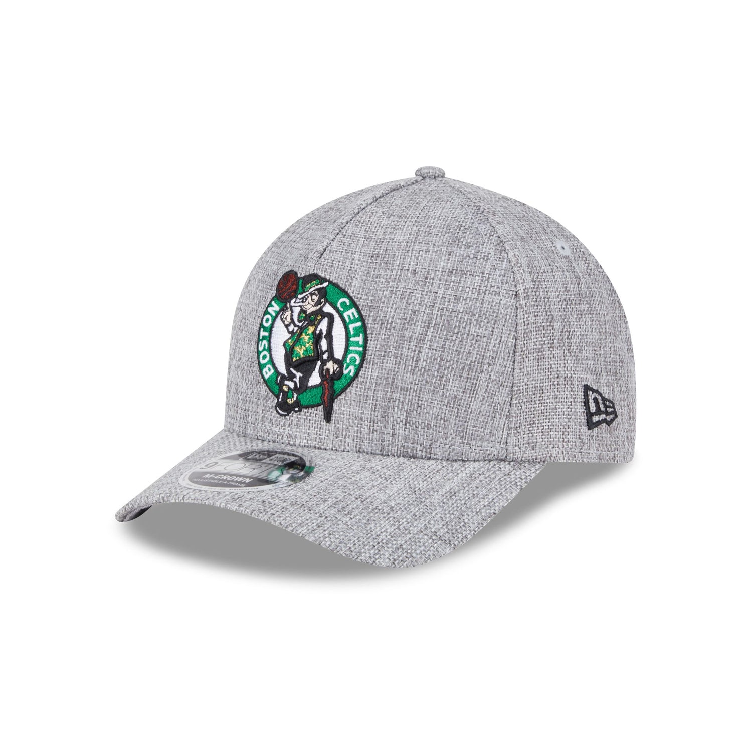 Boston Celtics Cotton Weave Gray 9FORTY M-Crown A-Frame Snapback Hat