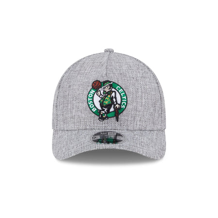 Boston Celtics Cotton Weave Gray 9FORTY M-Crown A-Frame Snapback Hat