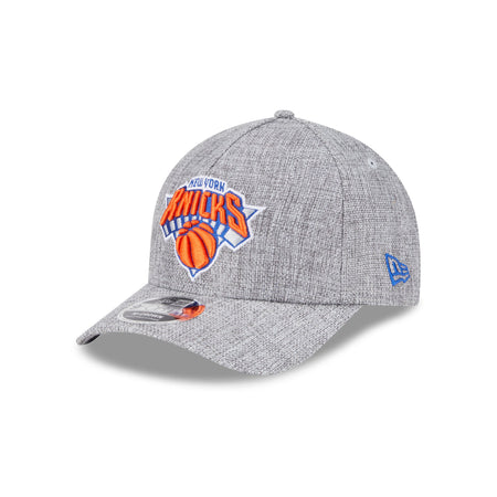 New York Knicks Cotton Weave Gray 9FORTY M-Crown A-Frame Snapback Hat