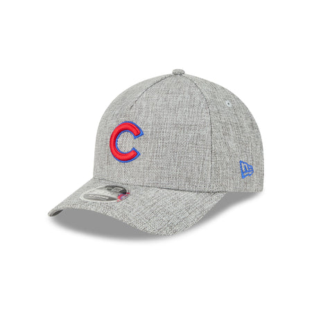 Chicago Cubs Cotton Weave Gray 9FORTY M-Crown A-Frame Snapback Hat