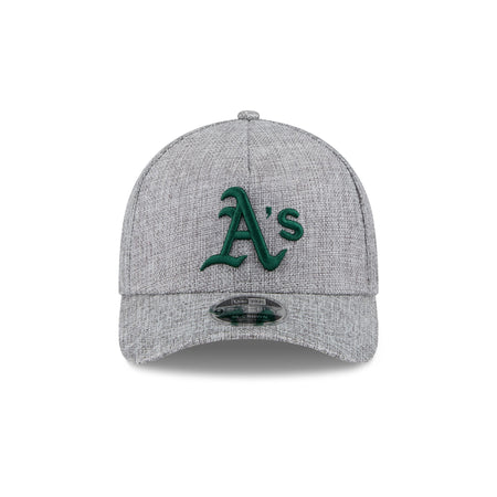 Athletics Cotton Weave Gray 9FORTY M-Crown A-Frame Snapback Hat