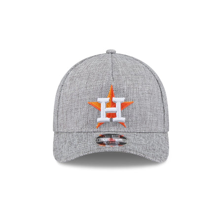 Houston Astros Cotton Weave Gray 9FORTY M-Crown A-Frame Snapback Hat