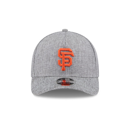 San Francisco Giants Cotton Weave Gray 9FORTY M-Crown A-Frame Snapback Hat