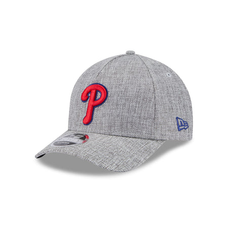 Philadelphia Phillies Cotton Weave Gray 9FORTY M-Crown A-Frame Snapback Hat