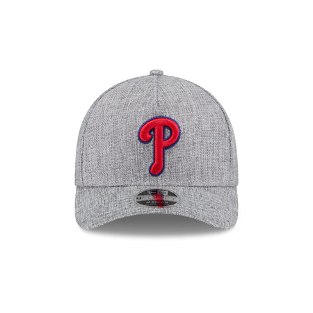 Philadelphia Phillies Cotton Weave Gray 9FORTY M-Crown A-Frame Snapback Hat