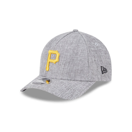 Pittsburgh Pirates Cotton Weave Gray 9FORTY M-Crown A-Frame Snapback Hat