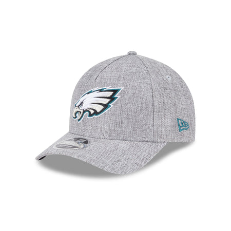 Philadelphia Eagles Cotton Weave Gray 9FORTY M-Crown A-Frame Snapback Hat