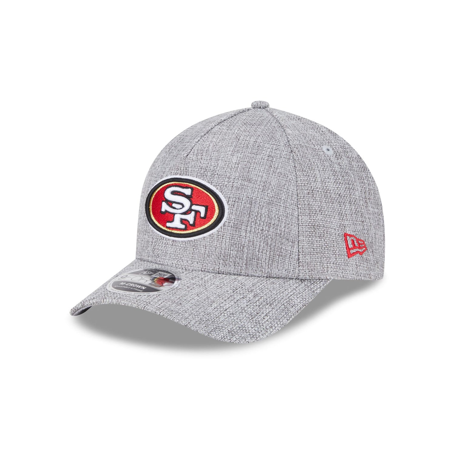 San Francisco 49ers Cotton Weave Gray 9FORTY M-Crown A-Frame Snapback Hat