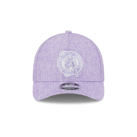 Boston Celtics Cotton Weave Purple 9FORTY M-Crown A-Frame Snapback Hat