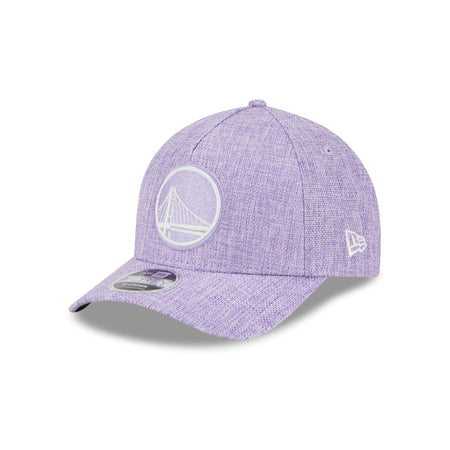 Golden State Warriors Cotton Weave Purple 9FORTY M-Crown A-Frame Snapback Hat