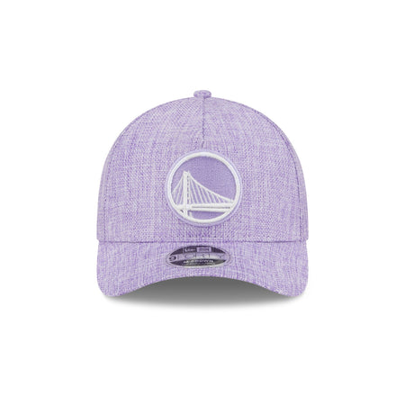 Golden State Warriors Cotton Weave Purple 9FORTY M-Crown A-Frame Snapback Hat