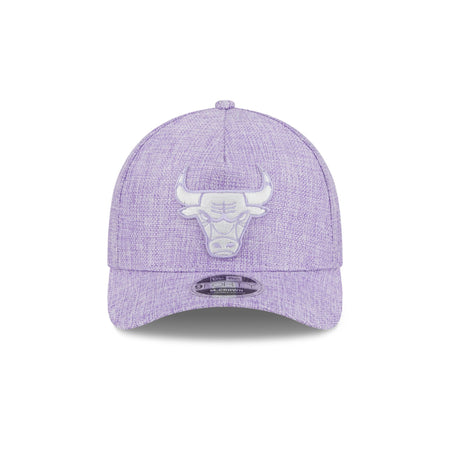 Chicago Bulls Cotton Weave Purple 9FORTY M-Crown A-Frame Snapback Hat