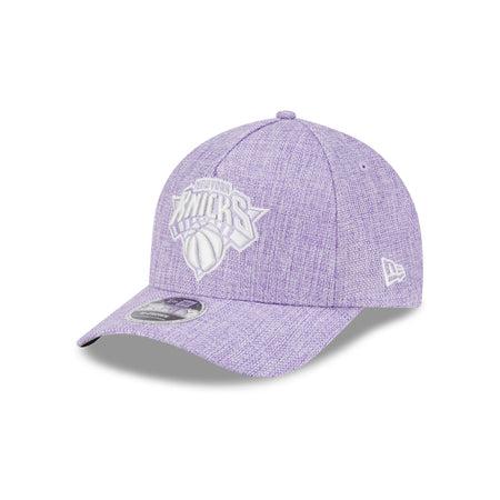 New York Knicks Cotton Weave Purple 9FORTY M-Crown A-Frame Snapback Hat