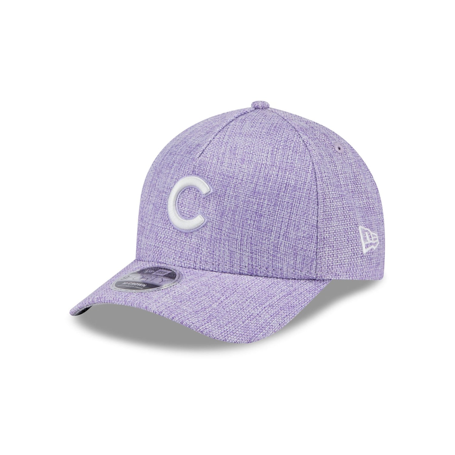 Chicago Cubs Cotton Weave Purple 9FORTY M-Crown A-Frame Snapback Hat