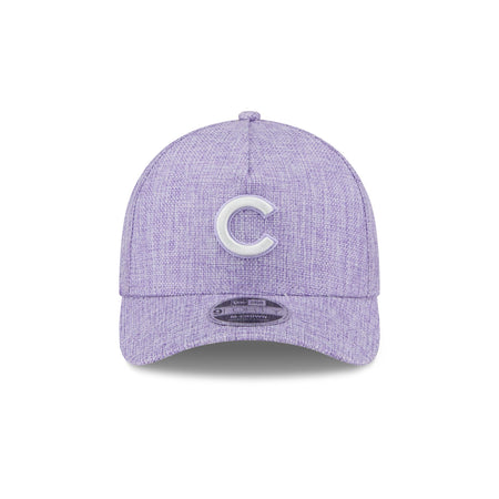 Chicago Cubs Cotton Weave Purple 9FORTY M-Crown A-Frame Snapback Hat