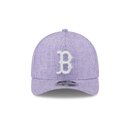 Boston Red Sox Cotton Weave Purple 9FORTY M-Crown A-Frame Snapback Hat