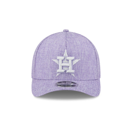 Houston Astros Cotton Weave Purple 9FORTY M-Crown A-Frame Snapback Hat