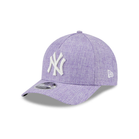 New York Yankees Cotton Weave Purple 9FORTY M-Crown A-Frame Snapback Hat