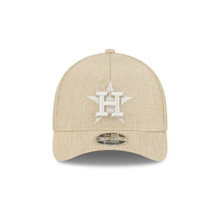 Houston Astros Cotton Weave Stone 9FORTY M-Crown A-Frame Snapback Hat