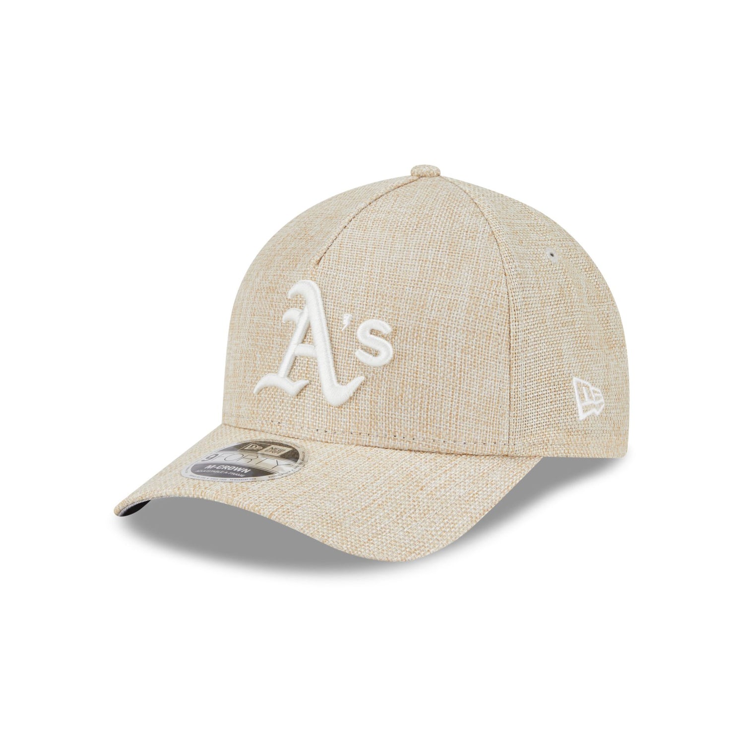 Athletics Cotton Weave Stone 9FORTY M-Crown A-Frame Snapback Hat