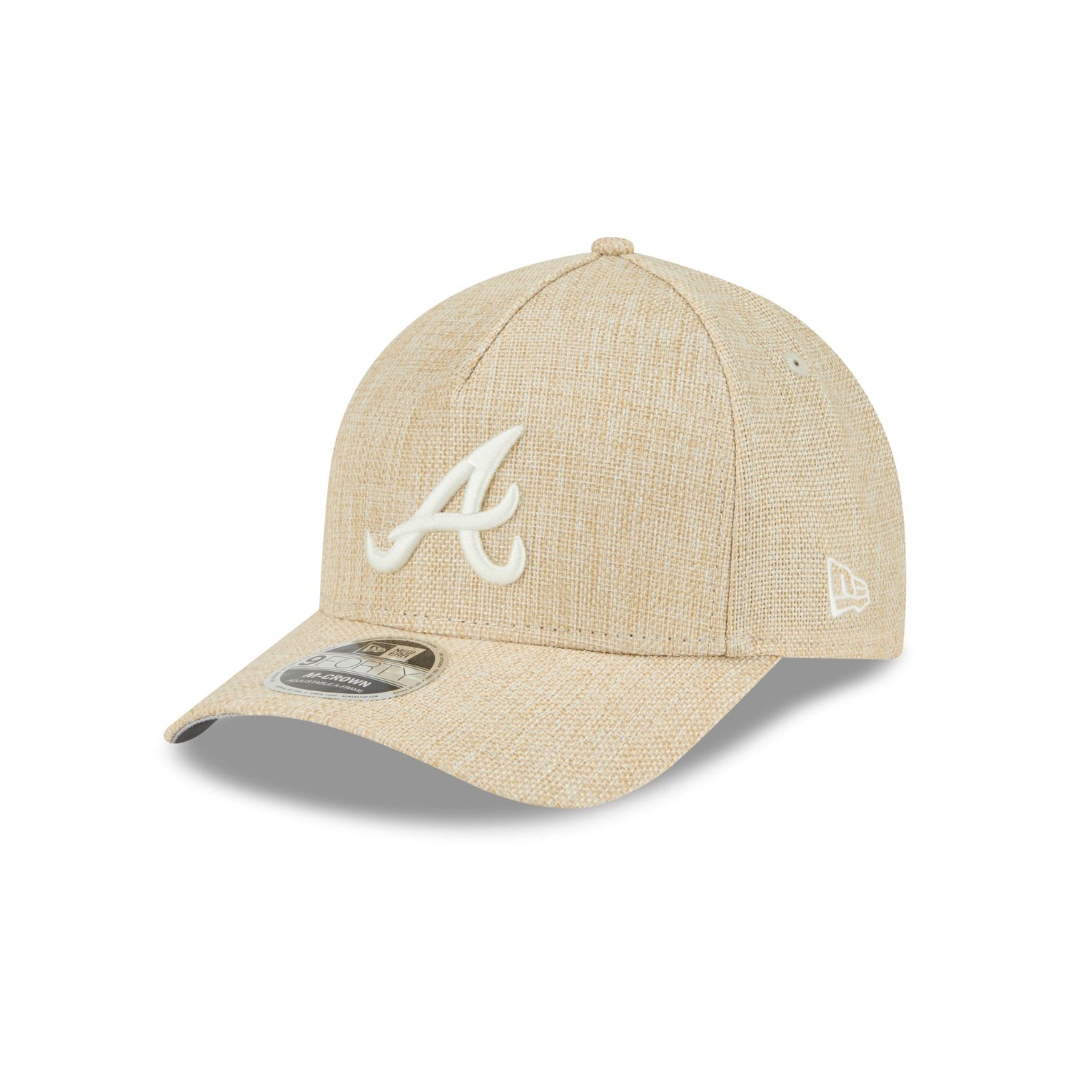 Atlanta Braves Cotton Weave Stone 9FORTY M-Crown A-Frame Snapback Hat