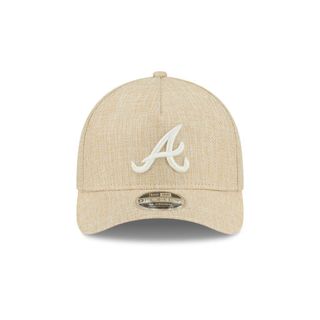 Atlanta Braves Cotton Weave Stone 9FORTY M-Crown A-Frame Snapback Hat