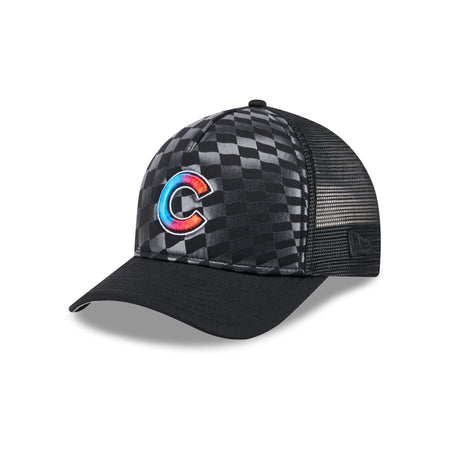 Chicago Cubs Gradient Raceway 9FORTY M-Crown A-Frame Trucker Hat