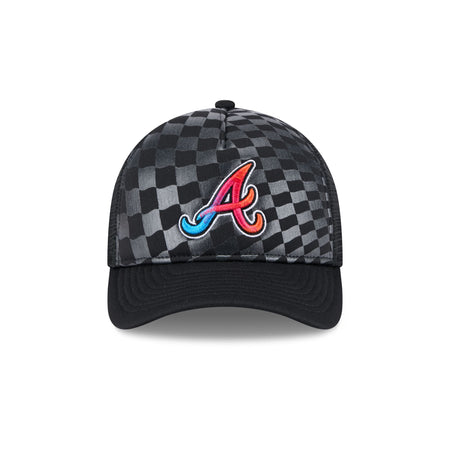 Atlanta Braves Gradient Raceway 9FORTY M-Crown A-Frame Trucker Hat