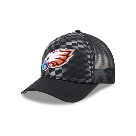 Philadelphia Eagles Gradient Raceway 9FORTY M-Crown A-Frame Trucker Hat