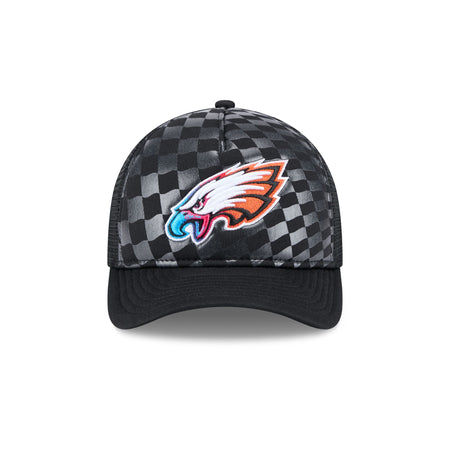 Philadelphia Eagles Gradient Raceway 9FORTY M-Crown A-Frame Trucker Hat