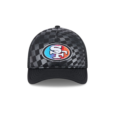 San Francisco 49ers Gradient Raceway 9FORTY M-Crown A-Frame Trucker Hat