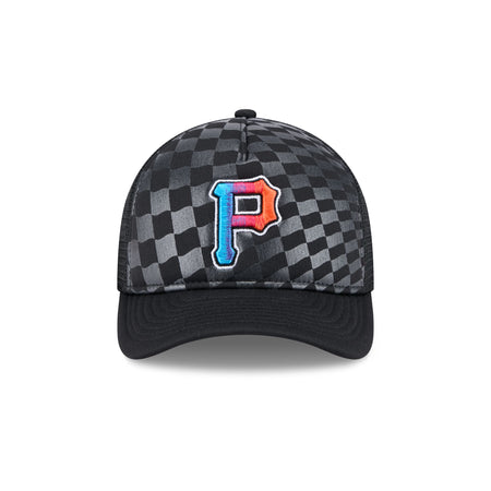 Pittsburgh Pirates Gradient Raceway 9FORTY M-Crown A-Frame Trucker Hat