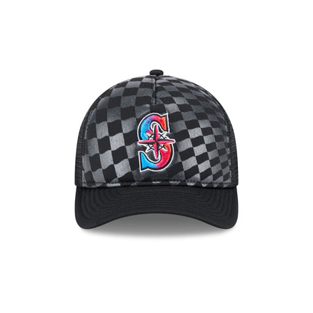 Seattle Mariners Gradient Raceway 9FORTY M-Crown A-Frame Trucker Hat