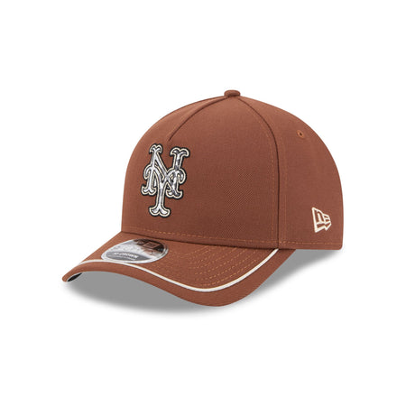 New York Mets Motorsport 9FORTY M-Crown A-Frame Snapback Hat