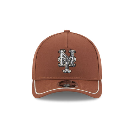 New York Mets Motorsport 9FORTY M-Crown A-Frame Snapback Hat