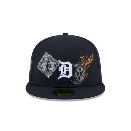 Detroit Tigers State Stitch 59FIFTY Fitted Hat