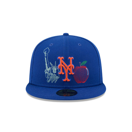 New York Mets State Stitch 59FIFTY Fitted Hat