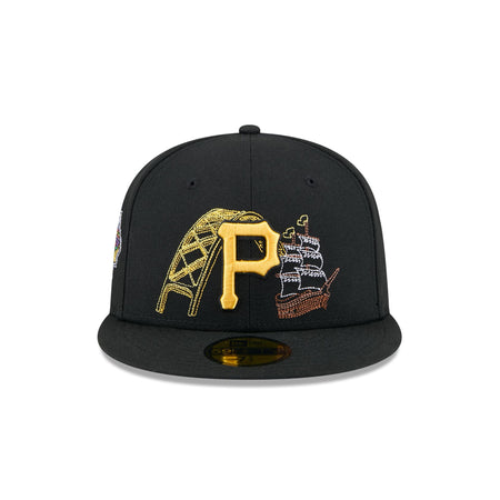 Pittsburgh Pirates State Stitch 59FIFTY Fitted Hat