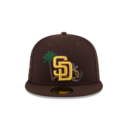 San Diego Padres State Stitch 59FIFTY Fitted Hat