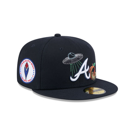 Atlanta Braves State Stitch 59FIFTY Fitted Hat