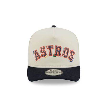 Houston Astros Team Scribble Golfer Hat