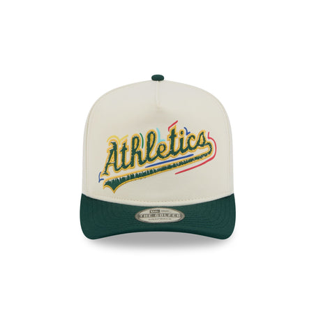 Oakland Athletics Team Scribble Golfer Hat