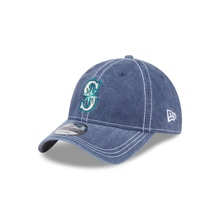 Seattle Mariners Washed Contrast 9TWENTY Adjustable Hat